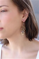 Orecchini Ayala Bar Donna Drops of Gold in Lega metallica Cristallo C2444 - C2444